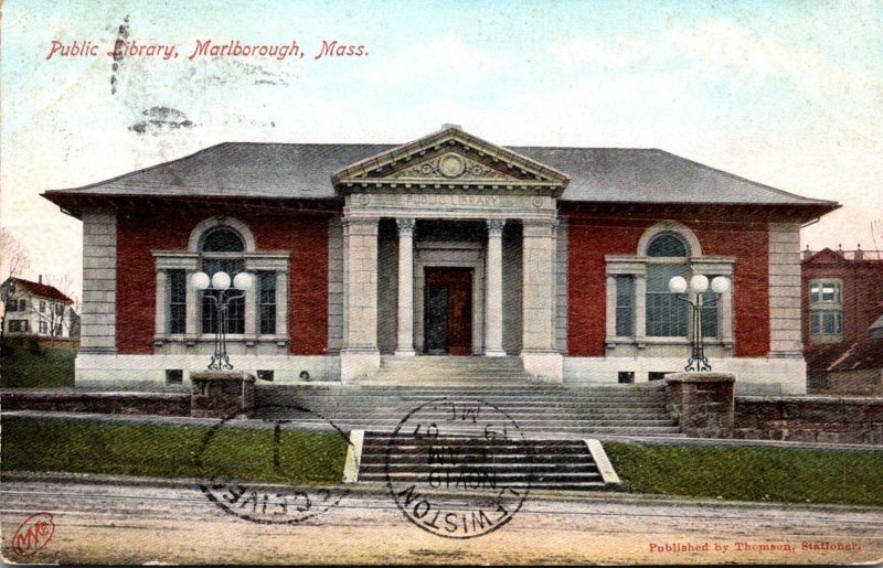 Massachusetts Marlboro Public Library 1907