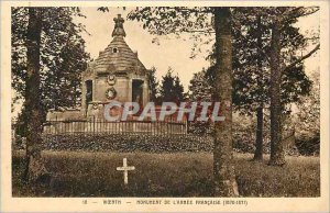 Old Postcard 10 woerth monument of French Army (1870 1871)