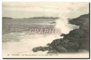 Old postcard Dinard Pointe du reel off Saint Malo