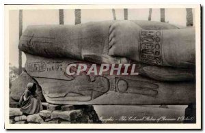 Postcard Ancient Egypt Egypt Memphis The Colossal Statue of Ramses II