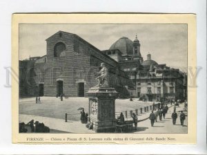 3100059 ITALY FIRENZE Piazza di S. Lorenzo Vintage PHOTO CARD