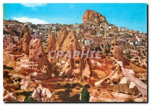 Postcard Modern Turkish town Nevsehir Turkey