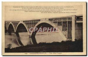 Old Postcard Plougastel Daoulas plougastel bridge