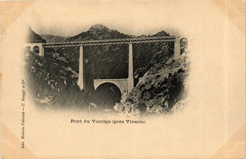 CPA CORSE- Pont du Vecchio, prés Vivario. (710376)