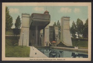 Ontario PETERBOROUGH View of Lift Locks - WB - PECO