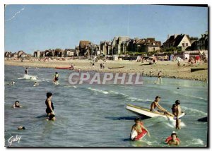 Modern Postcard Lion sur Mer Calvados Beach