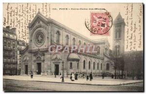 Paris Postcard Old Church of Our Lady of the Fields