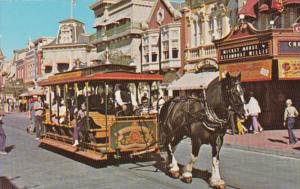 Walt Disney World Horse Drawn Street Car On Main Street