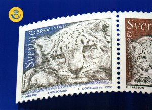 Sweden Snow Leopard Stamps