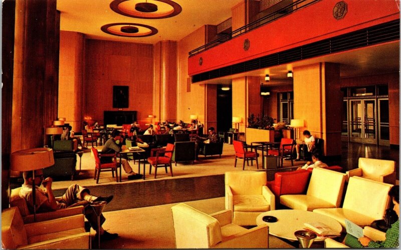 Main Lounge Coffman Memorial Union University Minnesota Minneapolis MN Postcard  