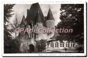 Old Postcard Chef Boutonne Chateau De Javarzay