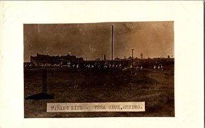 Mint 1914 USA RPPC Postcard US ARMY Invasion Veracruz Firing Line Mexico