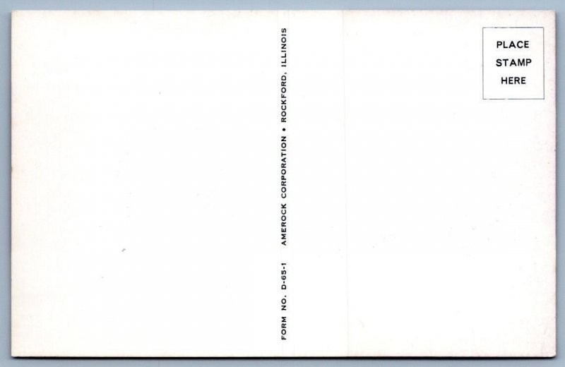 AMEROCK ROCKFORD ILLINOIS FURNITURE TRIM DRAWER PULLS ADVERTISING POSTCARD 1960s