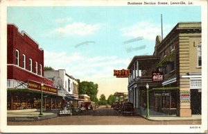 Leesville Louisiana Postcard Coca-Cola Soldier Mail Pvt Grant Everly 36th Polk