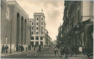 BA002 Vintage Postcard: BARI City. Beautiful!-