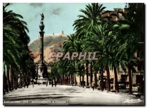 Espana - Spain - Spain - Barcelona - Monumento a Colon - Old Postcard