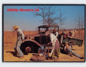 Postcard Hillbilly Women's Lib