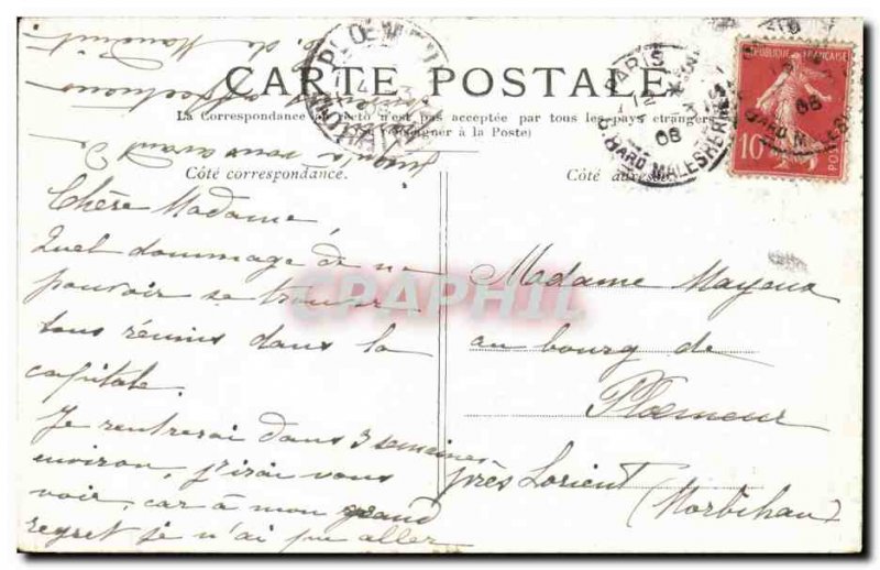 Paris - 2 - La Bourse - Old Postcard