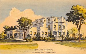 Hoffmann Mortuary on Jackson Park Dubuque, Iowa, USA Funeral Home Unused 