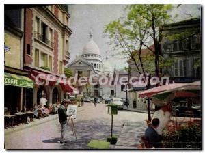 Modern Postcard Paris La Place Du Tertre