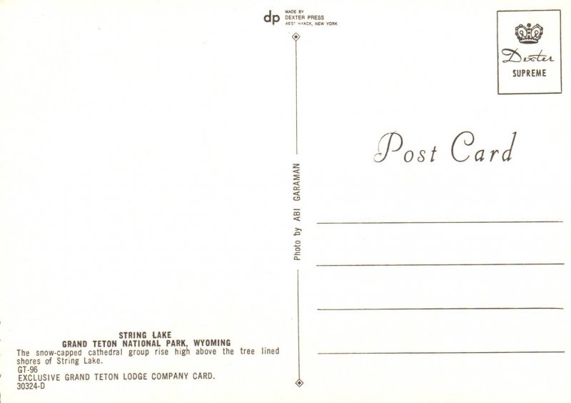 String Lake,Grand Teton National Park