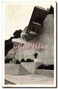 Old Postcard Caudebec en Caux high Monument to the Heroes of Latham 47 Jet Av...