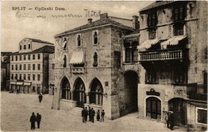 CPA AK SPLIT Opcinski Dom CROATIA (597188)