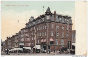 Exterior, Royal Hotel, St.John,N.B.,Canada,PU-1909