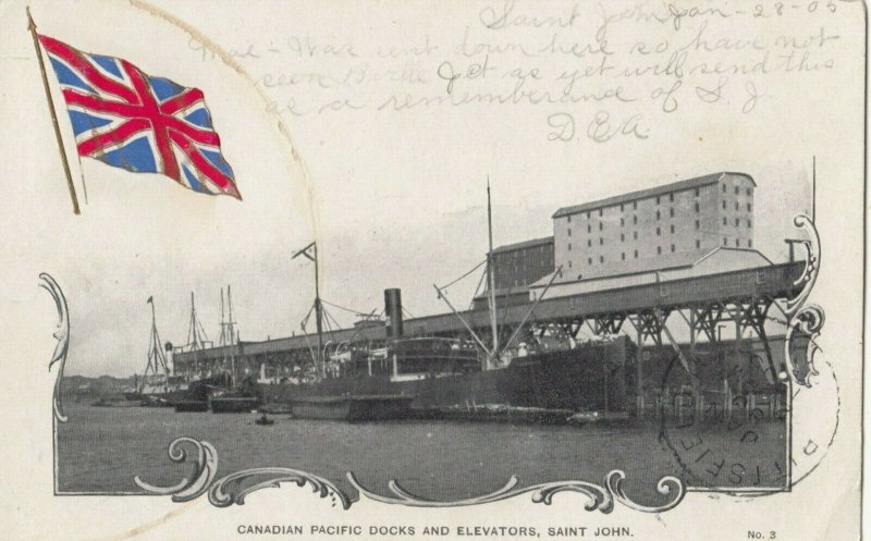 ST JOHN, New Brunswick, Canada, 1905; C.P. Docks