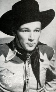 Roy Rogers   **NOT A POSTCARD, Blank Back
