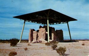 Coolidge, Arizona - Casa Grande Ruins National Monument - The Big House -c1970