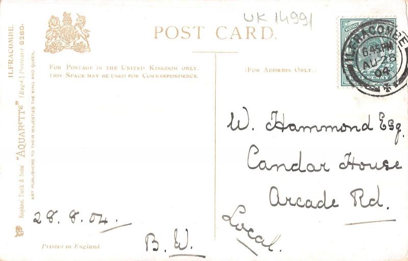 uk14991 the harbour ilfracombe uk