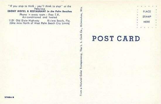 FL, Riviera Beach, Florida, Ebony Motel & Restaurant