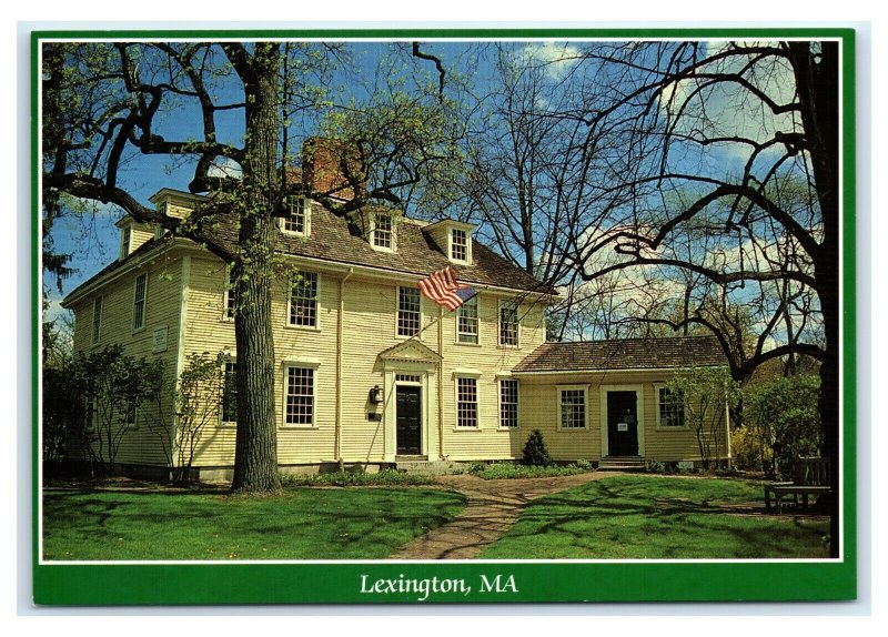 Postcard Buckman Tavern, Lexington MA M6