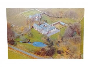 Aerial  View Farlam Hall Hotel Nr Brampton Cumbria 1970s New Vintage Postcard