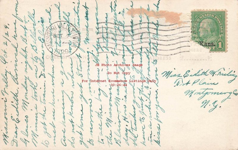 IA, Missouri Valley, Iowa, RPPC, Street Scene, Drug Store, 1929 PM, Photo