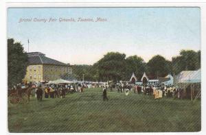 Bristol County Fair Grounds Taunton Massachusetts 1910c postcard