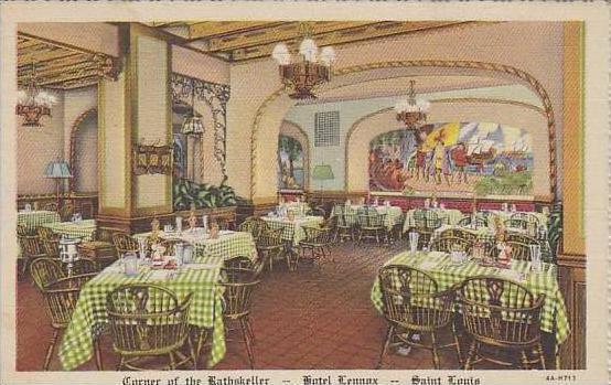 Missouri Staint Louis Corner Of The Rathskeller Hotel Lennox