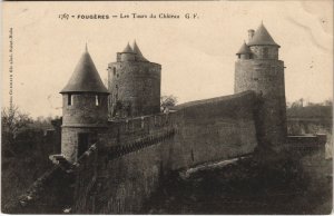 CPA Fougeres les tours du chateau (1237510)