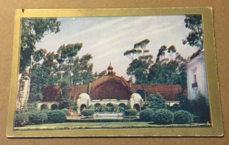 VINT. UNUSED PC CAL - PACIFIC INTERNATIONAL EXPOSITION BOTANICAL BUILDING, CAL