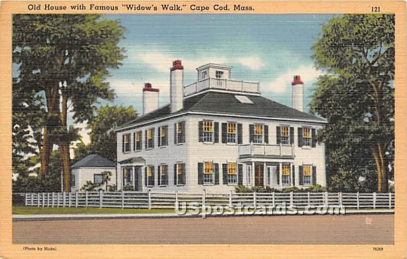 Old House with Famous Widow's Walk - Cape Cod, MA