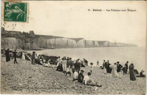 CPA ONIVAL-Sur-MER Les Falaises vers Térport (808082)