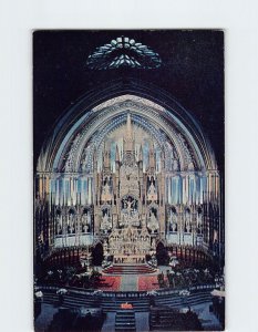 B-136958 Interior of Notre Dame Church, Montreal, Canada