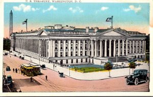 Washington D C Trolleys At The United States Treasury