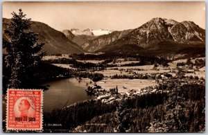 Hoher Dachstein Strongly Karstic Mountain in Austria RPPC Photo Posted Postcard