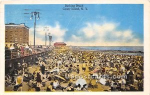 Bathing Beach - Coney Island, New York NY  