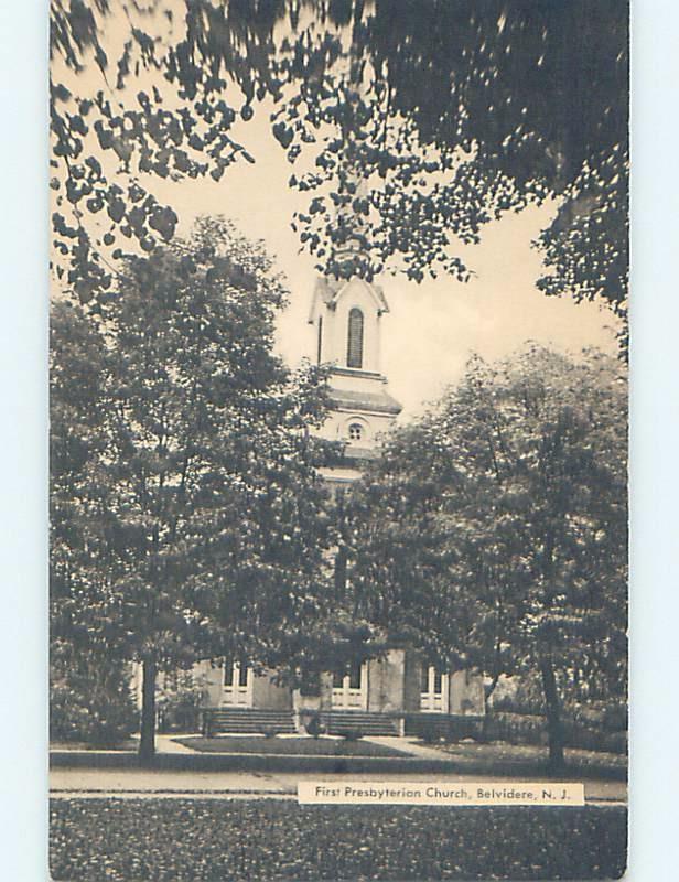 Unused 1920's CHURCH Belvidere - Near White & Hackettstown New Jersey NJ G3888