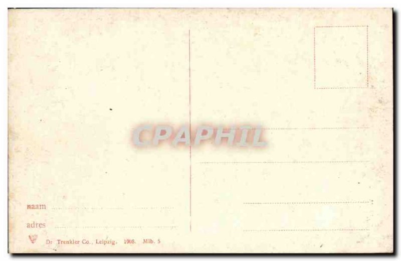 Postcard Old Middelburg Stadthuis