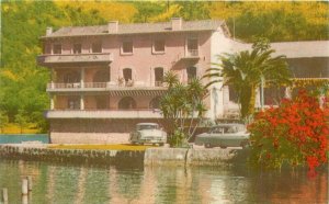 Automobiles Hotel Tzanjuyu Lake Atitlan Roadside Guatemala Postcard 21-650