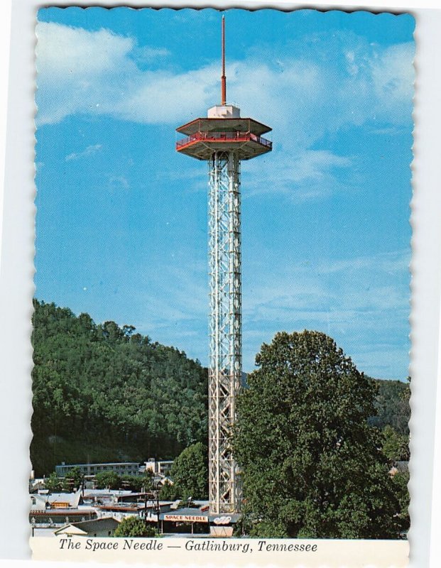 Postcard The Space Needle, Gatlinburg, Tennessee